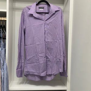 Purple dolce gabbana botton down shirt